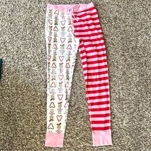 Hanna Andersson Women's Dr. Seuss Grinch Pajama Pants Pink Red White Size Medium